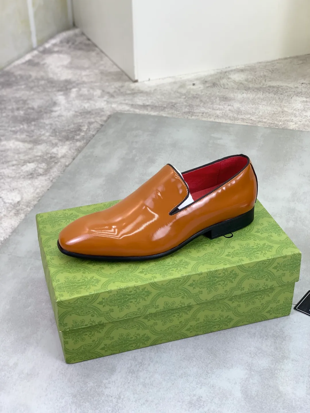 Men's Men's Shoes 💰P542 [New Style] 💰💎💎💎 [Gucci] GUCCI high-end men's formal business leather shoes, original order 1:1! Original imported high-end calfskin, original metal buckle, imported first-layer pigskin lining for feet, original high-end outsole, men's shoe size: 38-44
